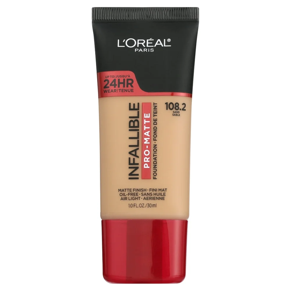 2 x L'oreal Paris Infallible Pro Matte Foundation, 108.2 Sand